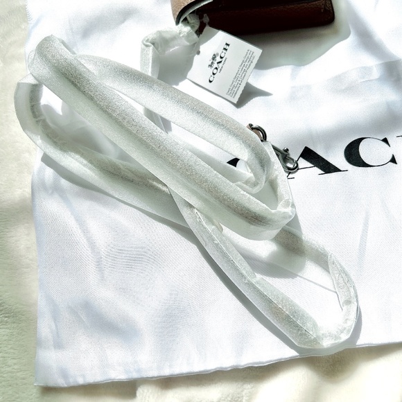 Brand-new with tag COACH Anna Foldover Crossbody Clutch - Picture 7 of 8